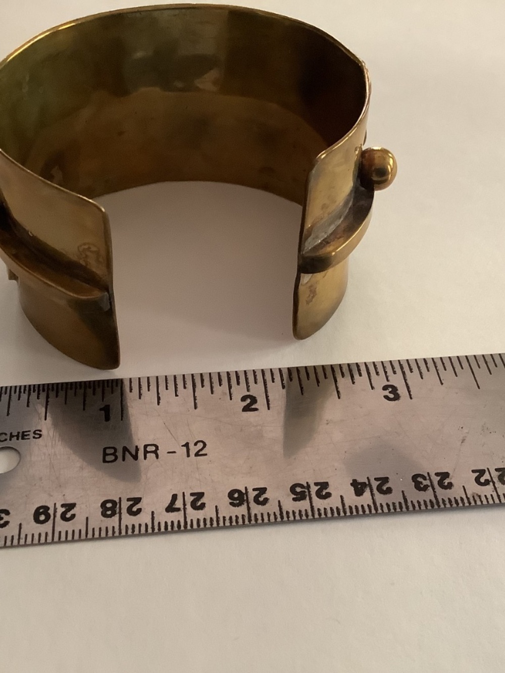 EXCEPTIONAL VINTAGE SCANDINAVIAN BRUTALIST CUFF - Picture 8 of 15